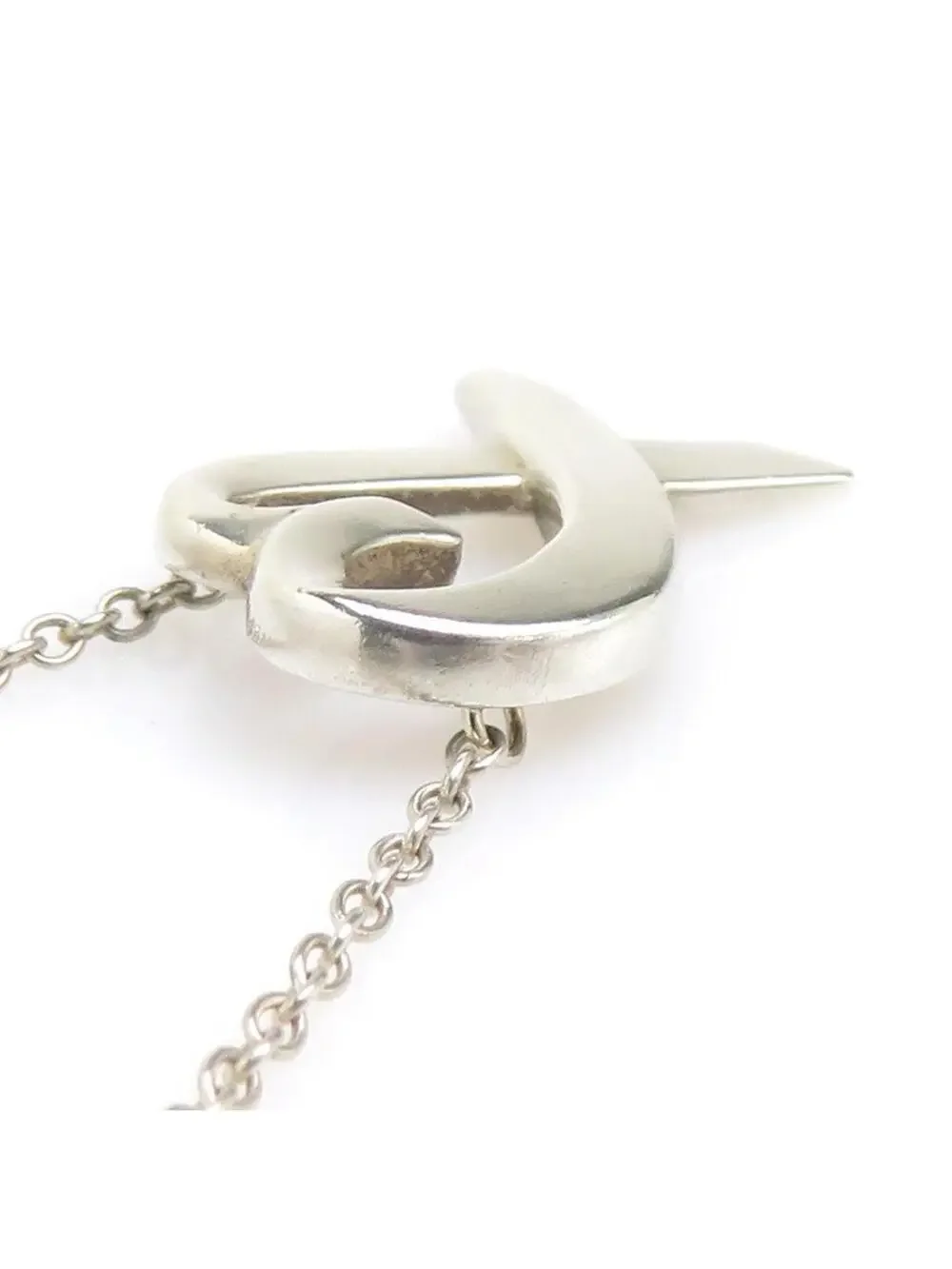 Auth Tiffany&Co. Loving Heart Necklace #300093T14B